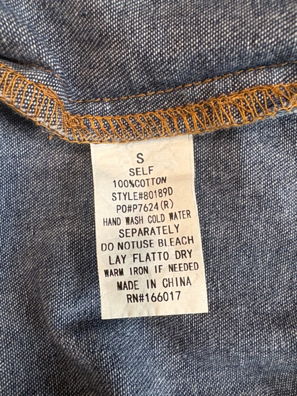 Blue B Tiered Denim Dress - Picture 9 of 9